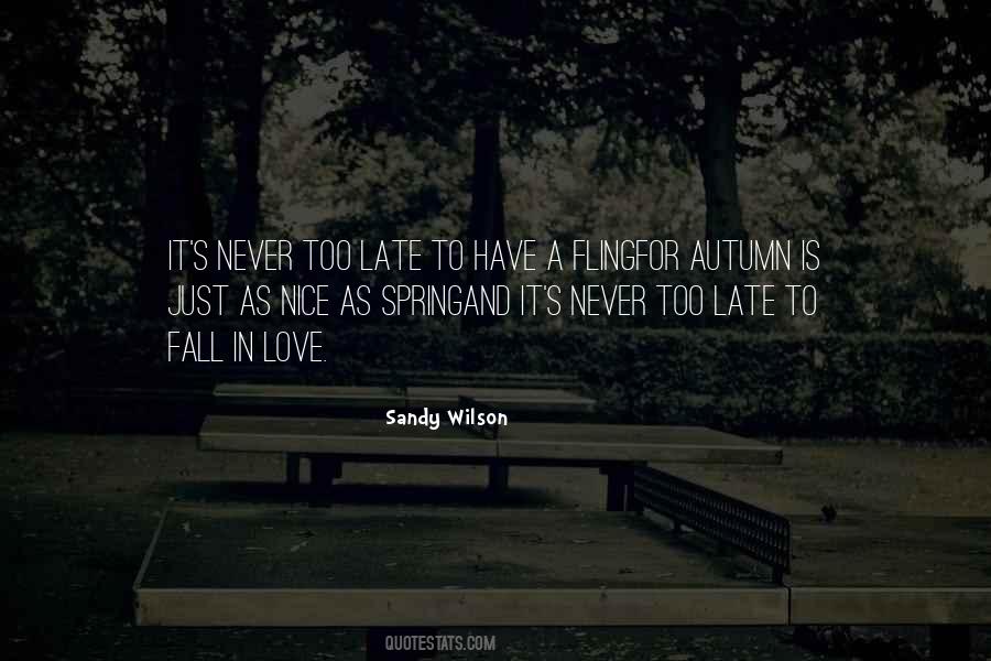 Quotes About Spring And Autumn #1423442
