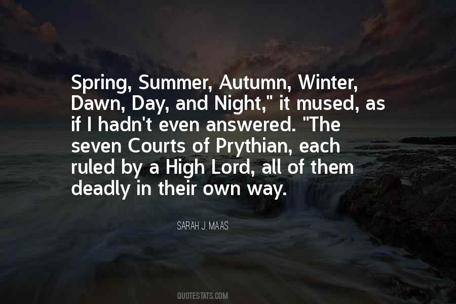 Quotes About Spring And Autumn #882570