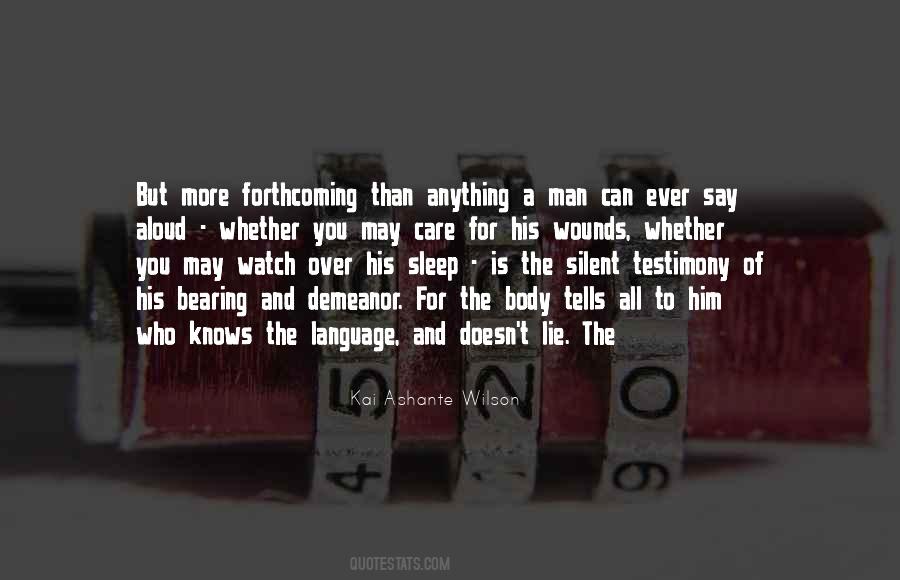 Quotes About A Man Who Doesn't Care #941870