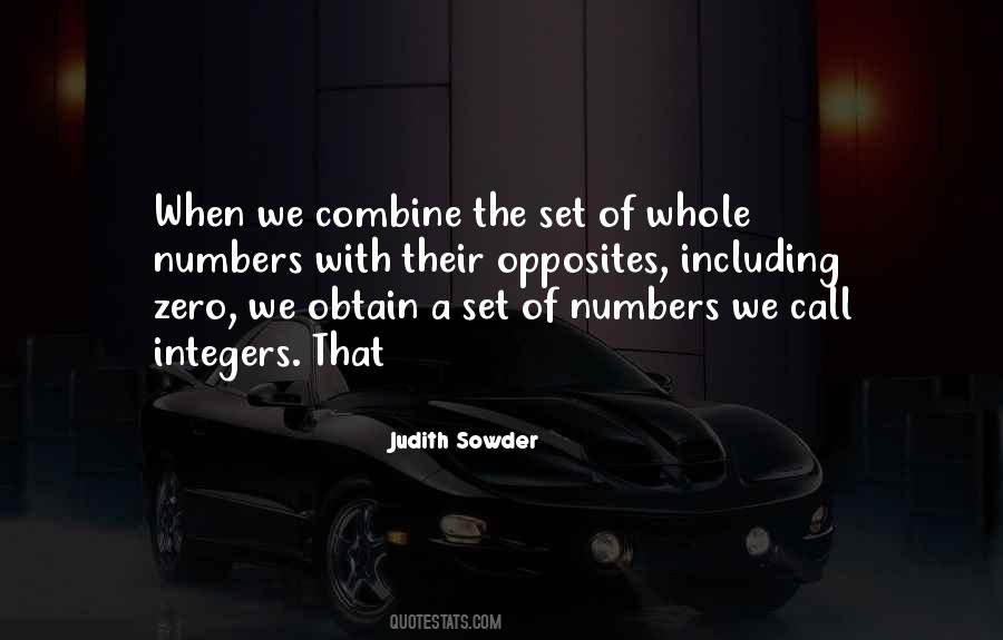 Quotes About Whole Numbers #1159868
