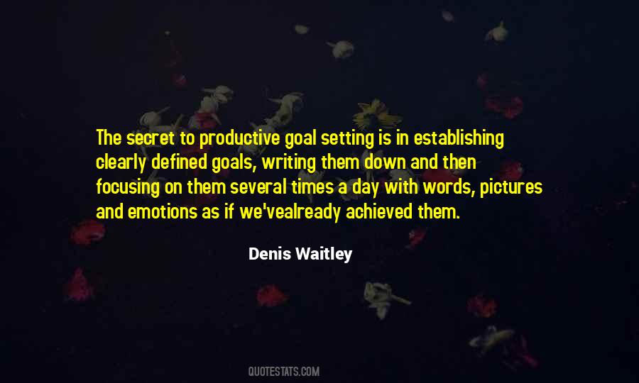 Quotes About Goal Setting #170287