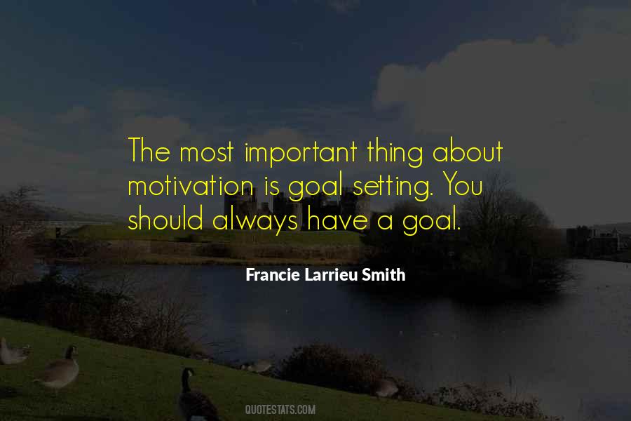 Quotes About Goal Setting #1738691