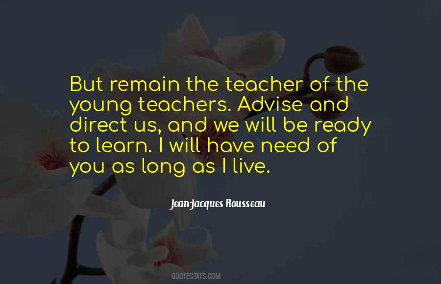 Quotes About Teaching Them Young #1048377