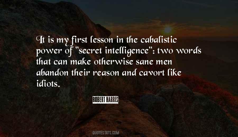 Secret Intelligence Quotes #394772