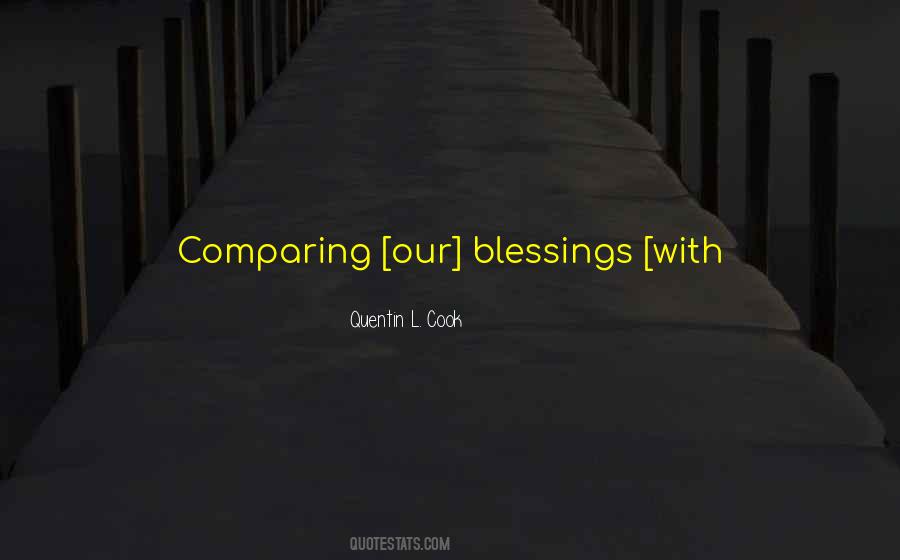 Quotes About The Lord's Blessings #1168491