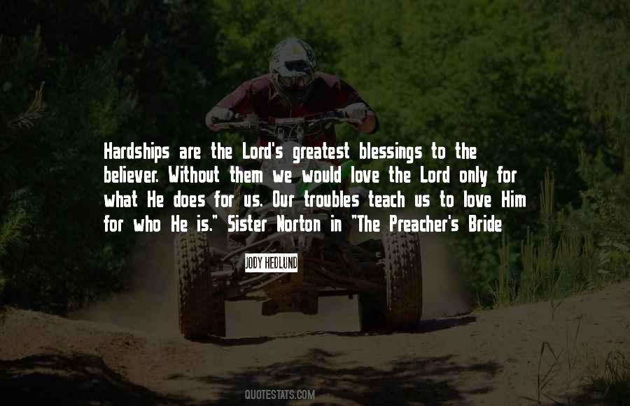 Quotes About The Lord's Blessings #944628