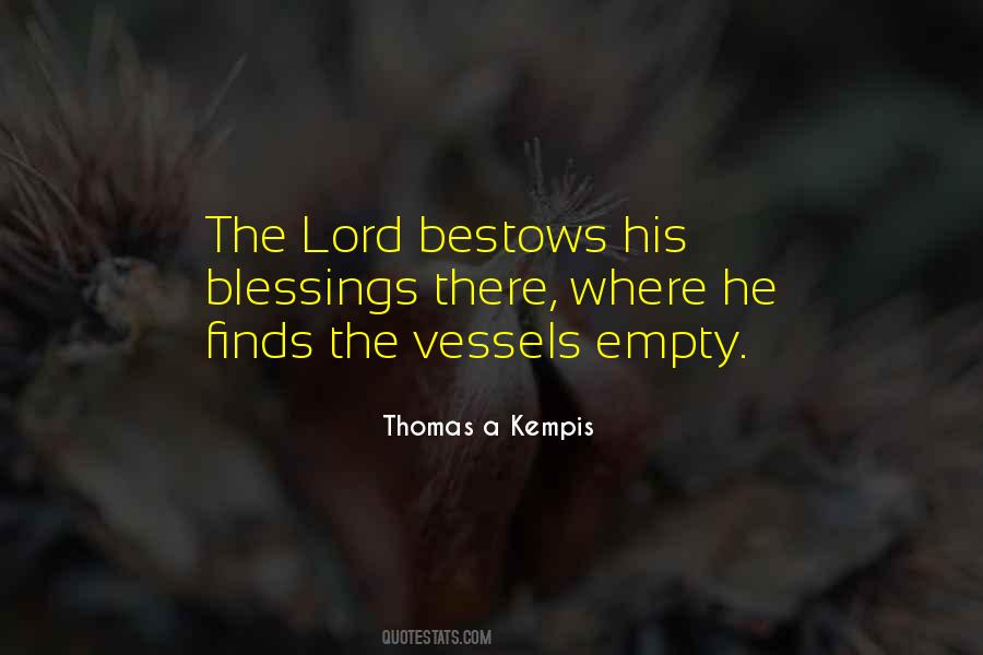 Quotes About The Lord's Blessings #957503