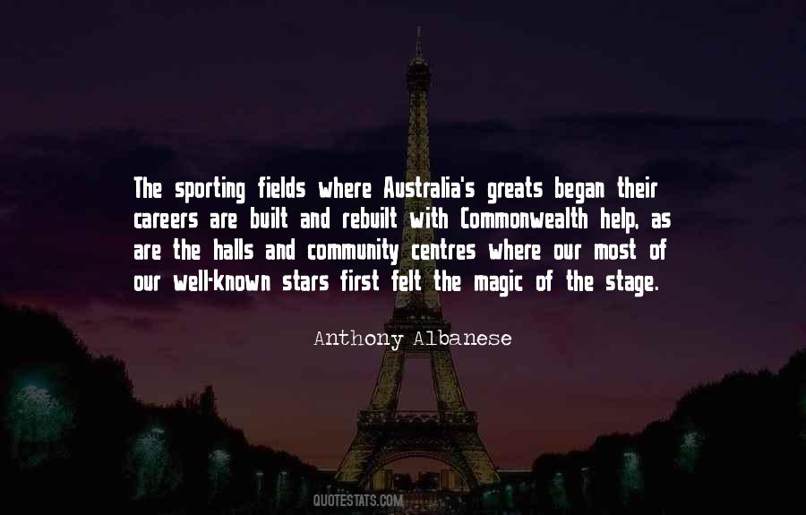 Quotes About Sports And Community #1328597