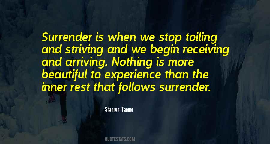 Quotes About Surrender #1663830