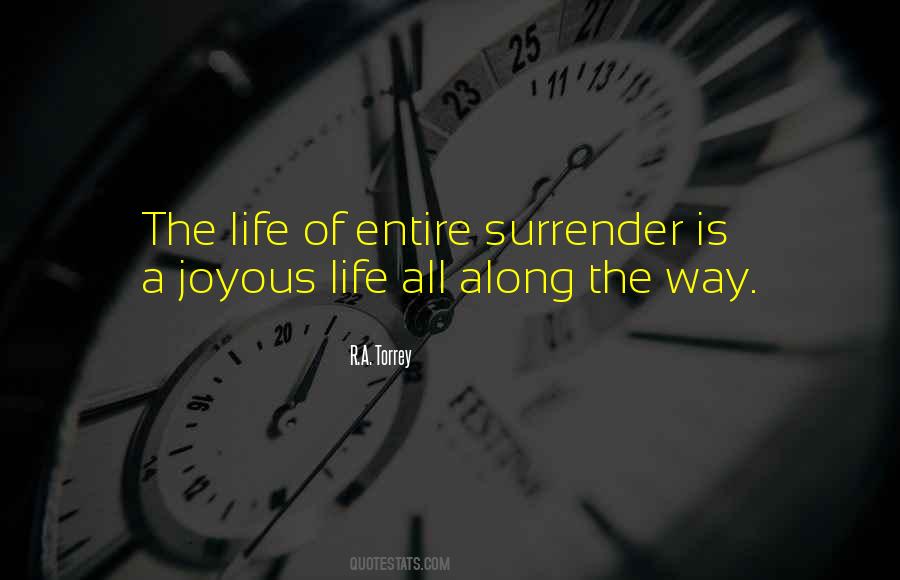 Quotes About Surrender #1690540