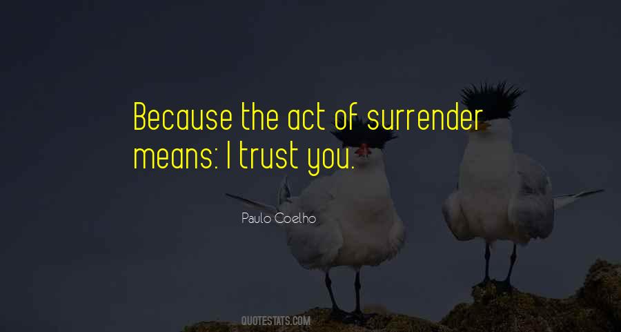 Quotes About Surrender #1734270