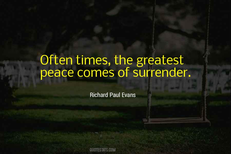 Quotes About Surrender #1841138