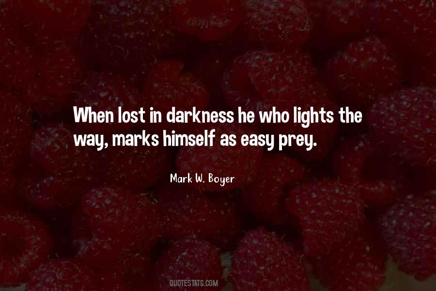 Lost In The Darkness Quotes #1740478
