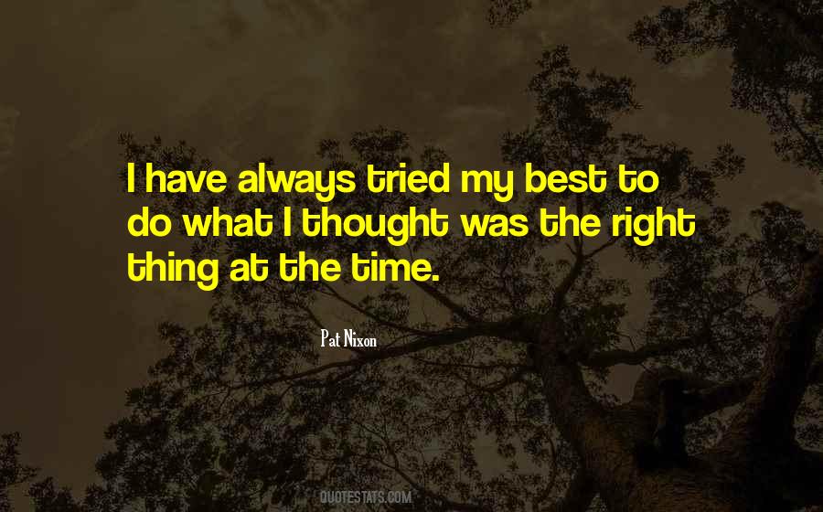 Quotes About I Tried My Best #1361920