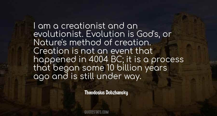 Quotes About Evolution And Creation #1340923