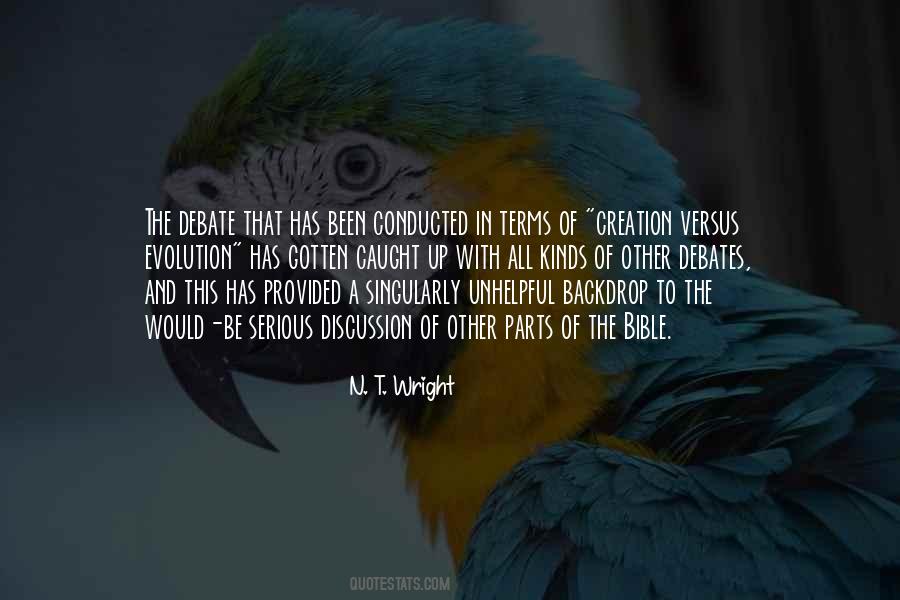 Quotes About Evolution And Creation #1792793