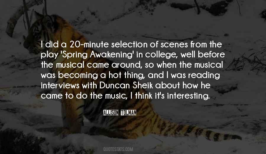 Quotes About Spring Awakening #919110