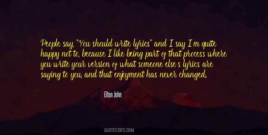 Quotes About Being Like Someone Else #1137101