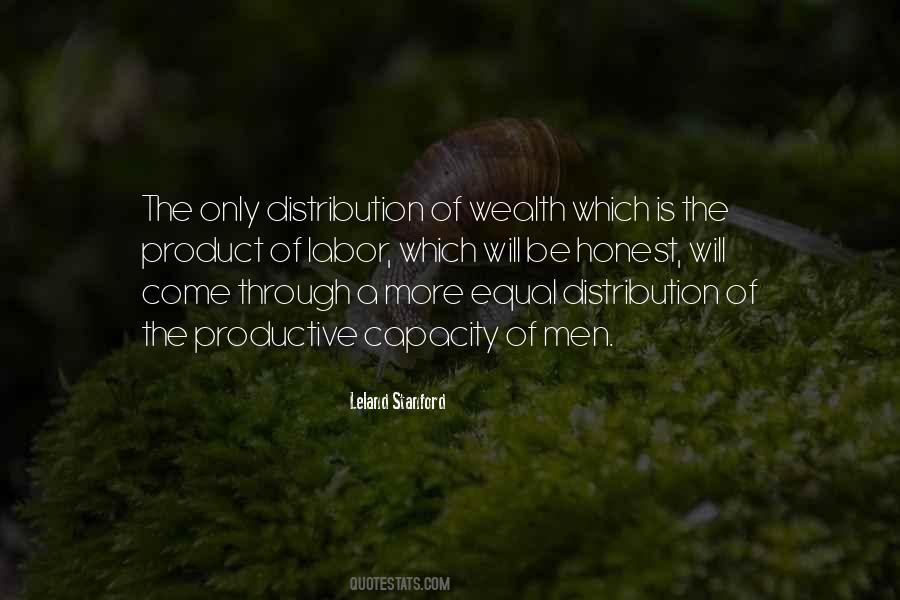 Quotes About Distribution Of Wealth #1016246