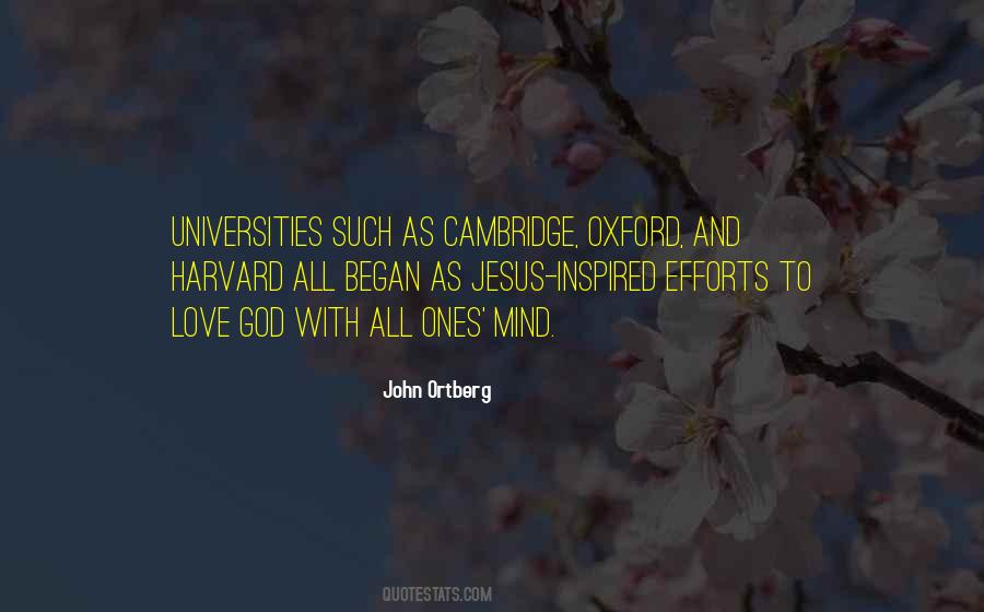 Quotes About Oxford And Cambridge #1435532