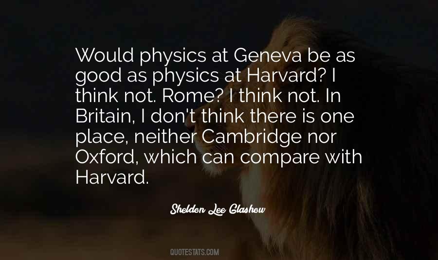 Quotes About Oxford And Cambridge #414497