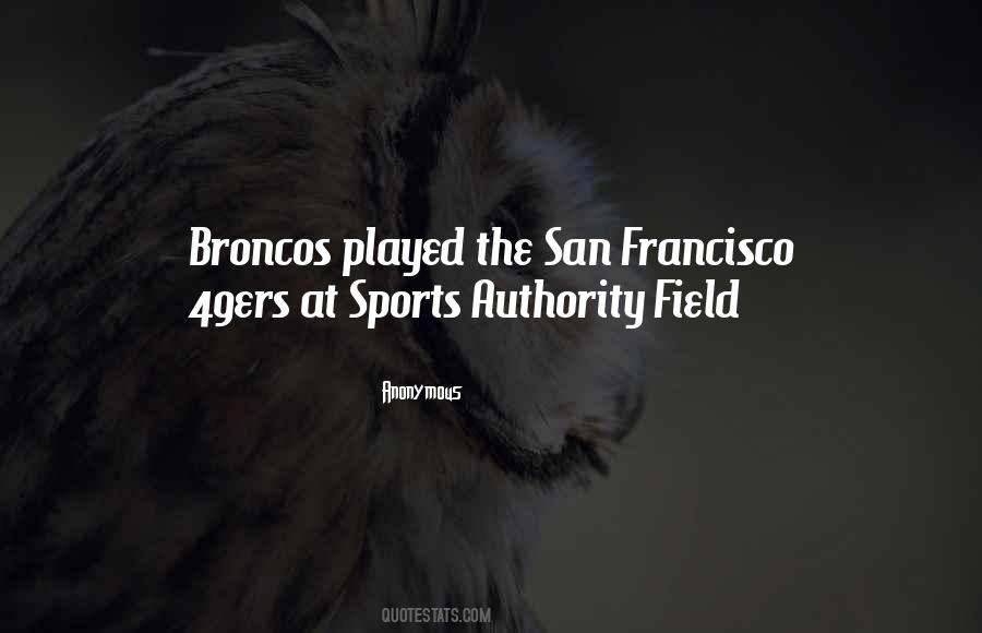 Quotes About San Francisco 49ers #452849