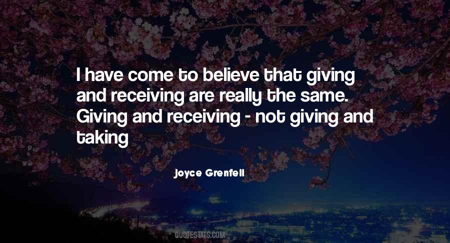 Quotes About Receiving And Giving #490941