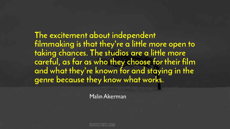 Quotes About Independent Filmmaking #1360334