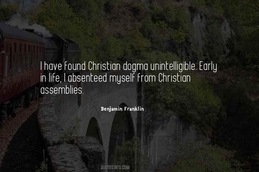 Christian Dogma Quotes #1430724