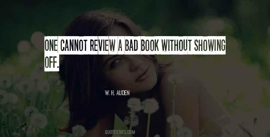 Quotes About Book Reviews #1248439