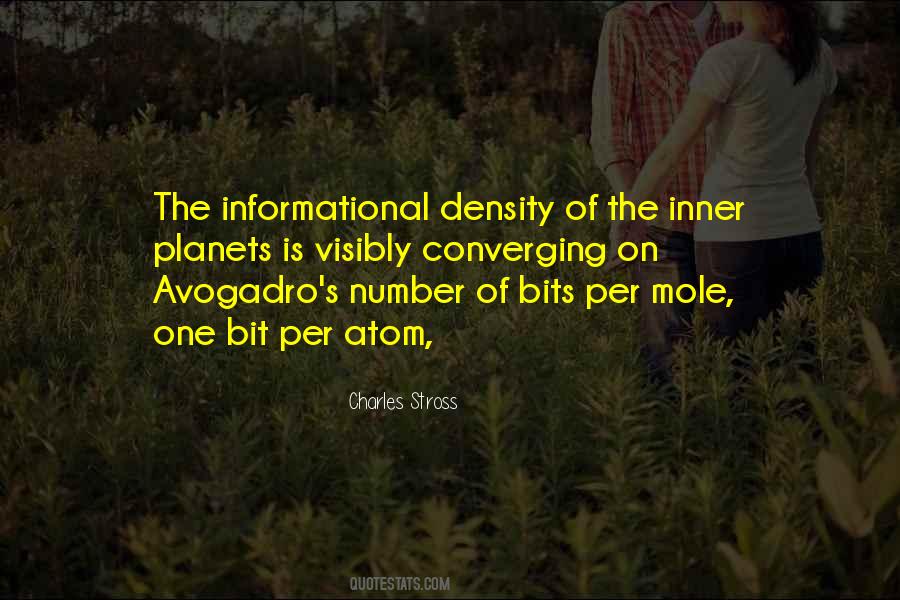 Quotes About Avogadro's Number #1696132