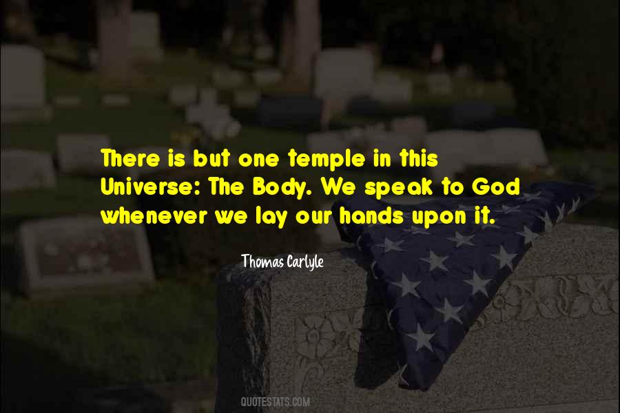 Body Is The Temple Of God Quotes #1866716