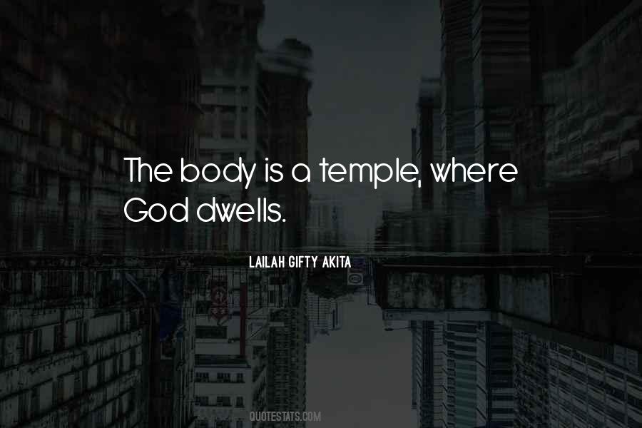 Body Is The Temple Of God Quotes #94553
