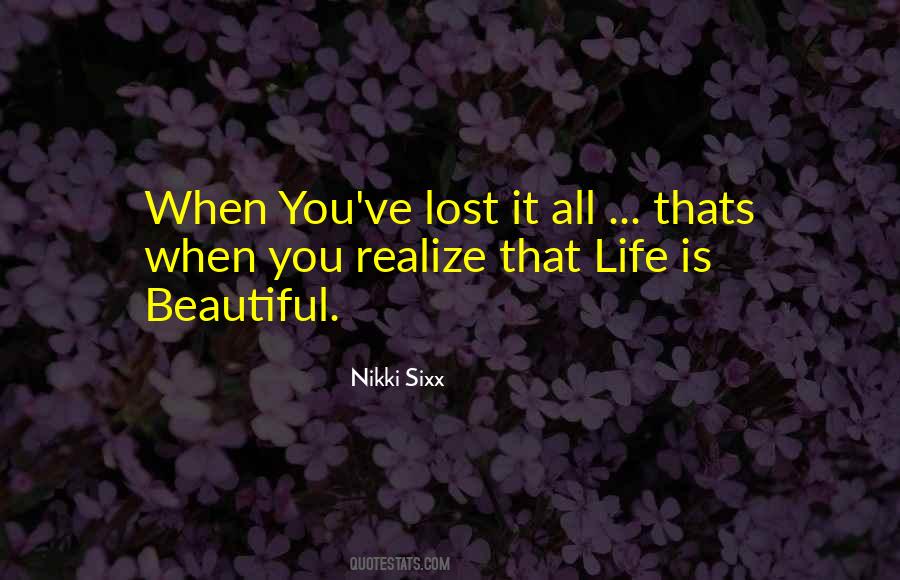Quotes About Life Is Beautiful #880601