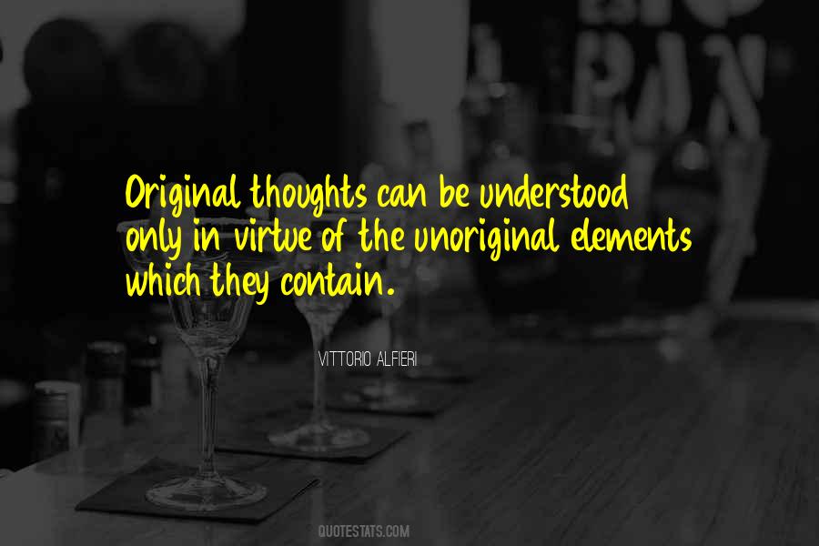 Quotes About Original Thought #1514064