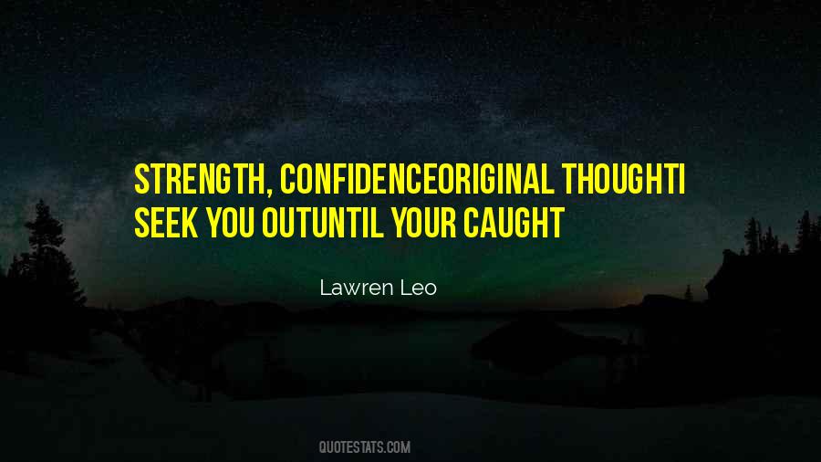 Quotes About Original Thought #344918