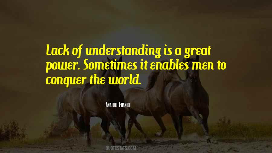 Quotes About Understanding The World #113609