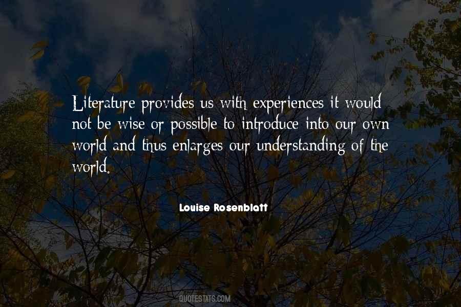 Quotes About Understanding The World #191076