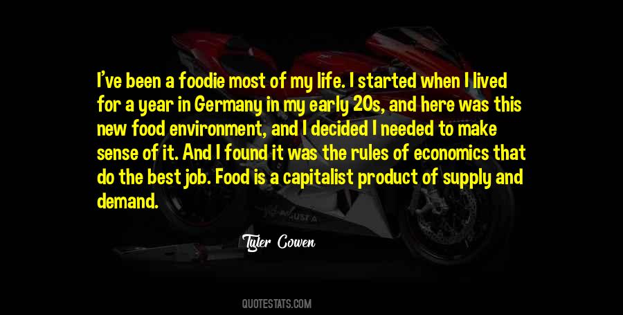 Quotes About Food Supply #19108