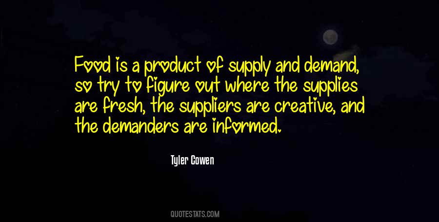 Quotes About Food Supply #897742