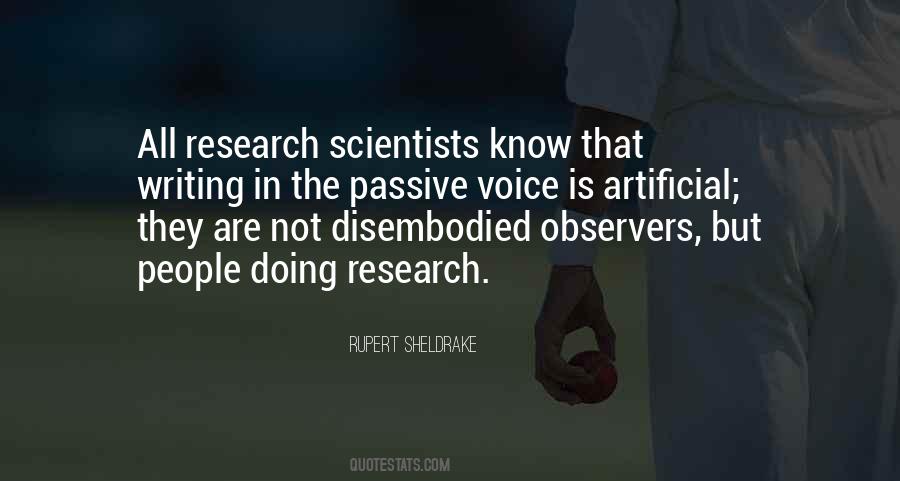 Quotes About Passive Voice #1764440