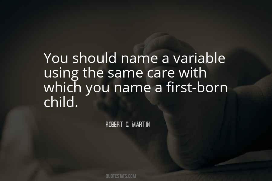 Quotes About First Born #771340