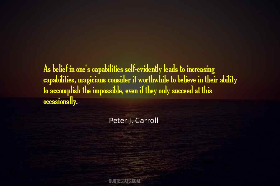 Believe In Self Quotes #240677