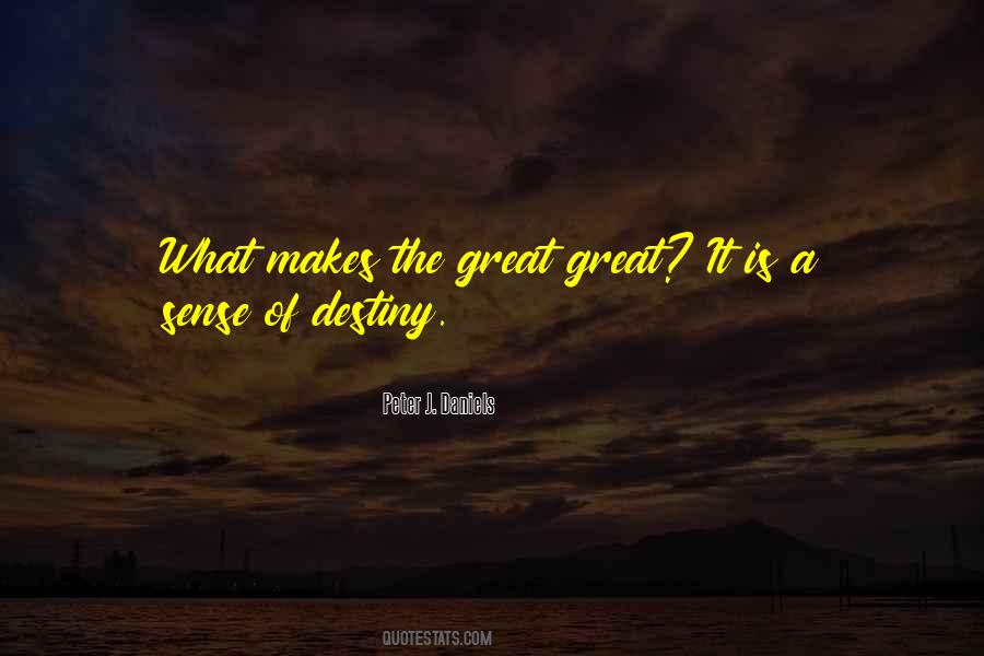Great Destiny Quotes #111651