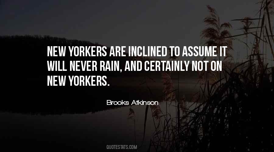 Quotes About New York In The Rain #254089