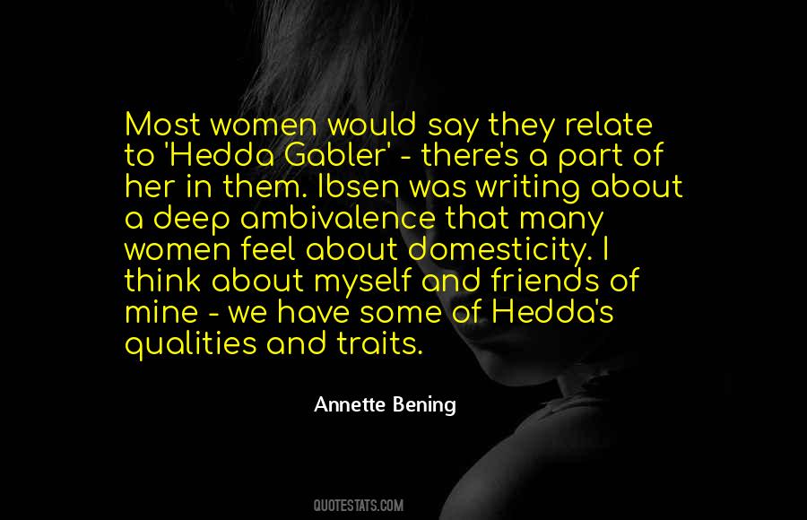 Quotes About Domesticity #1073110