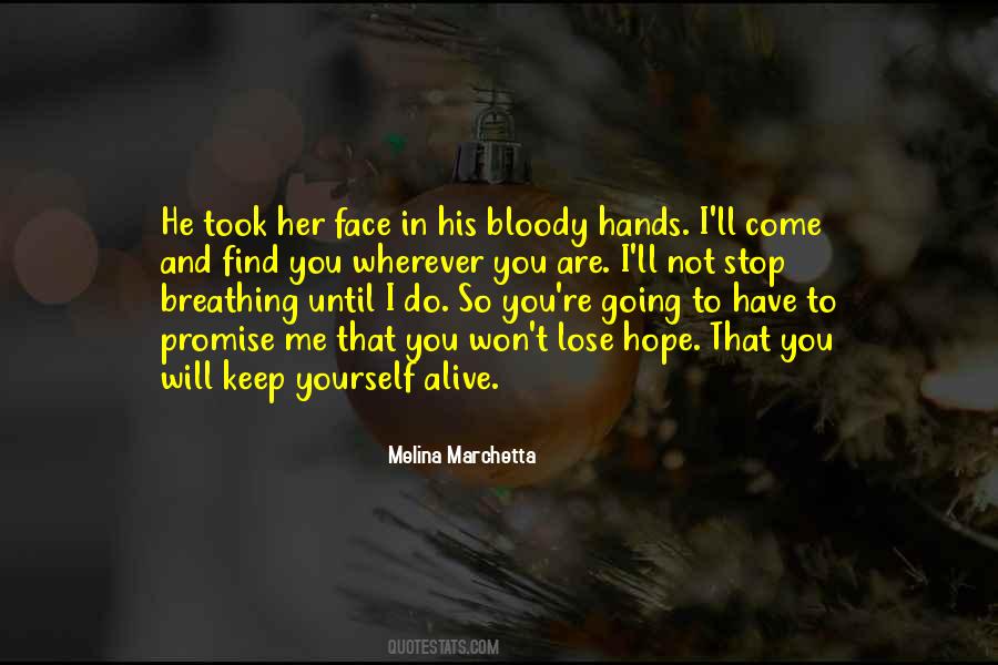 Quotes About Bloody Hands #963816