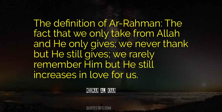 Quotes About Love Allah #74066