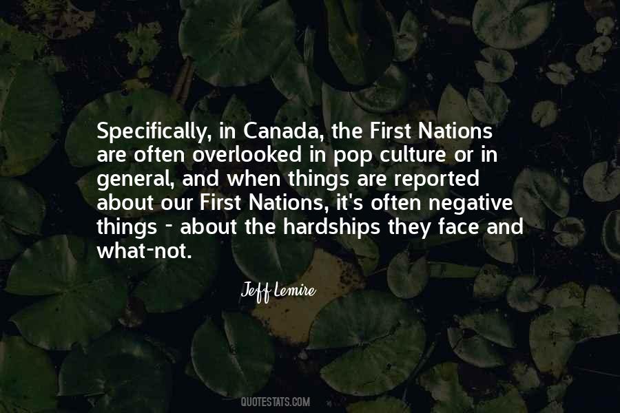 Quotes About First Nations #731932
