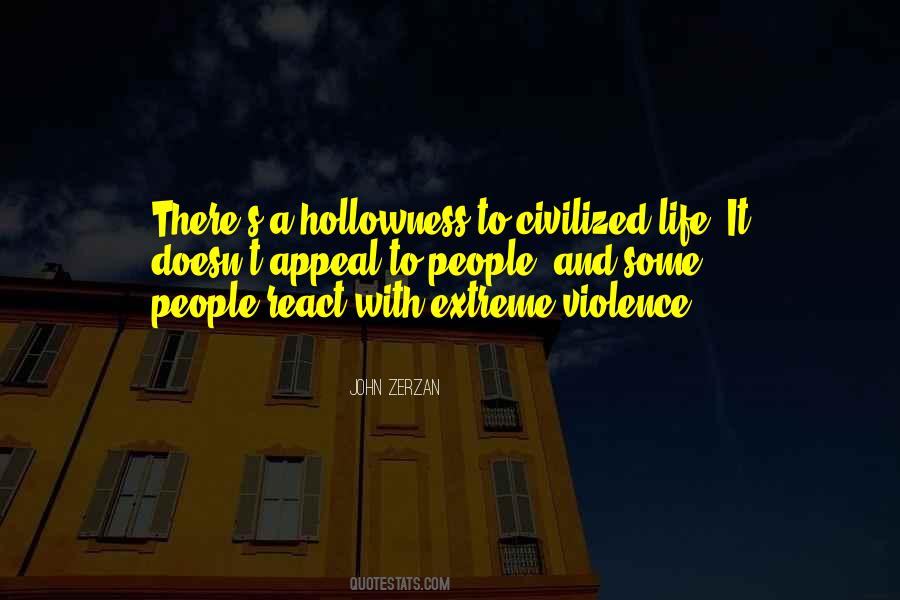 Quotes About Hollowness #1749416